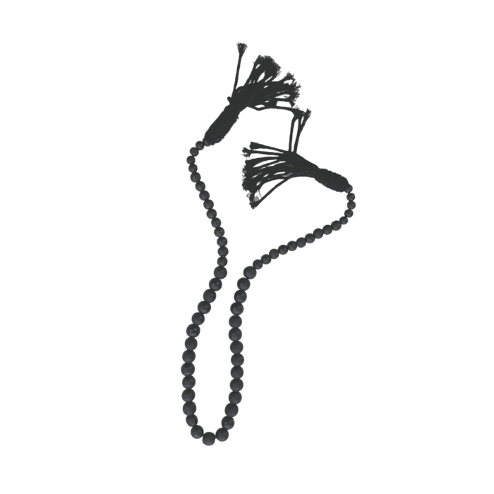 BEADED GARLAND BLACK