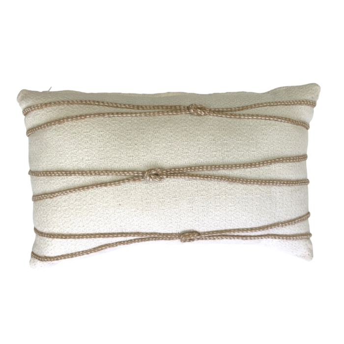 ROPE CROSS PILLOW