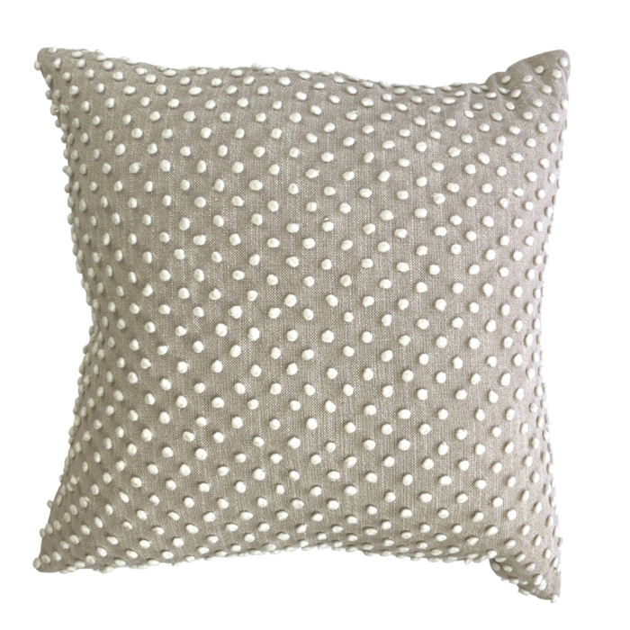WHITE DOT PILLOW