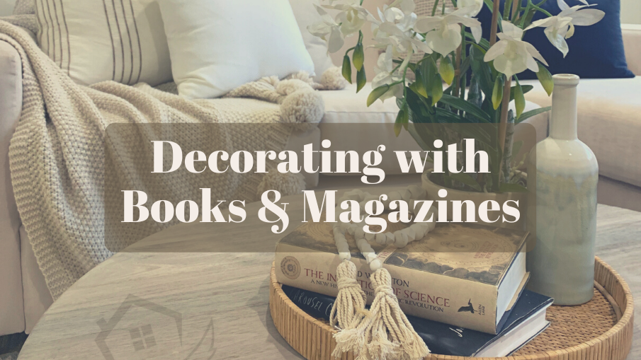Decorating with Books & Magazines - Foxy Home Staging
