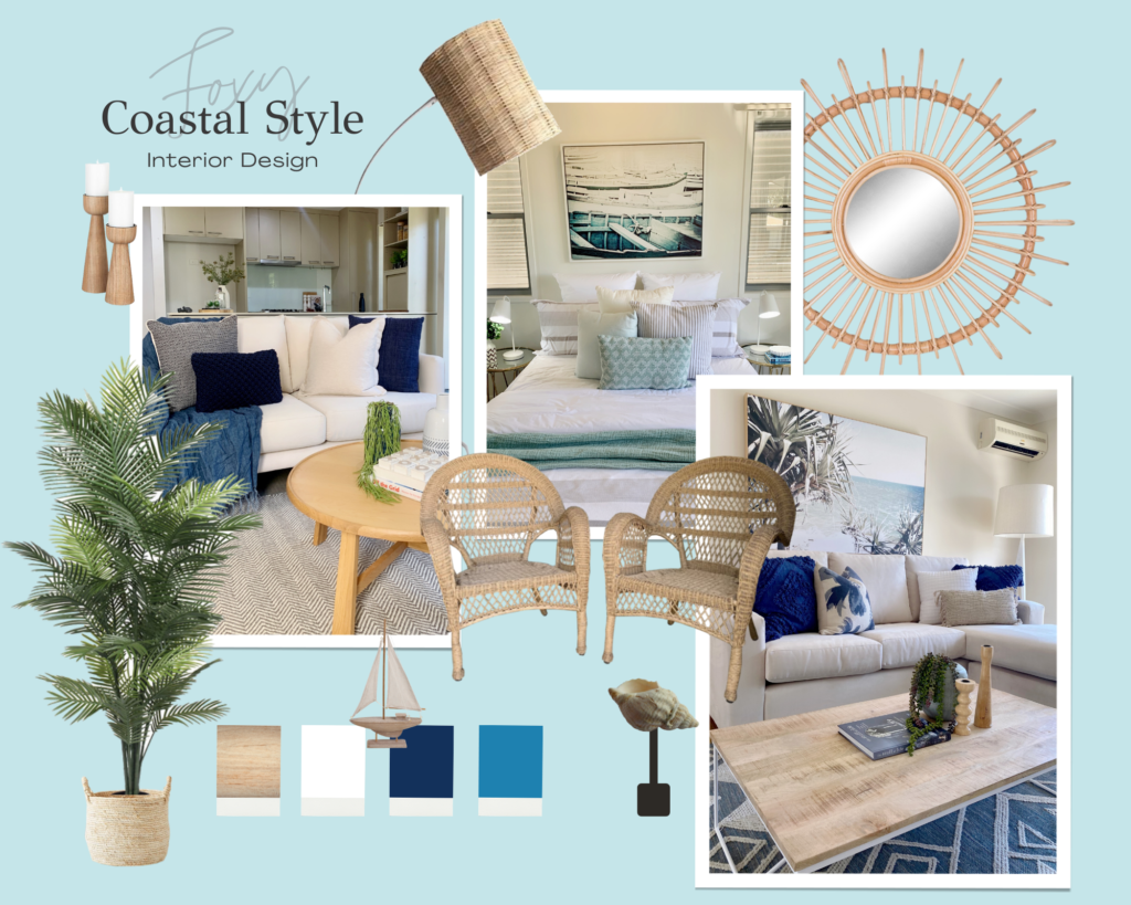 coastal style collage